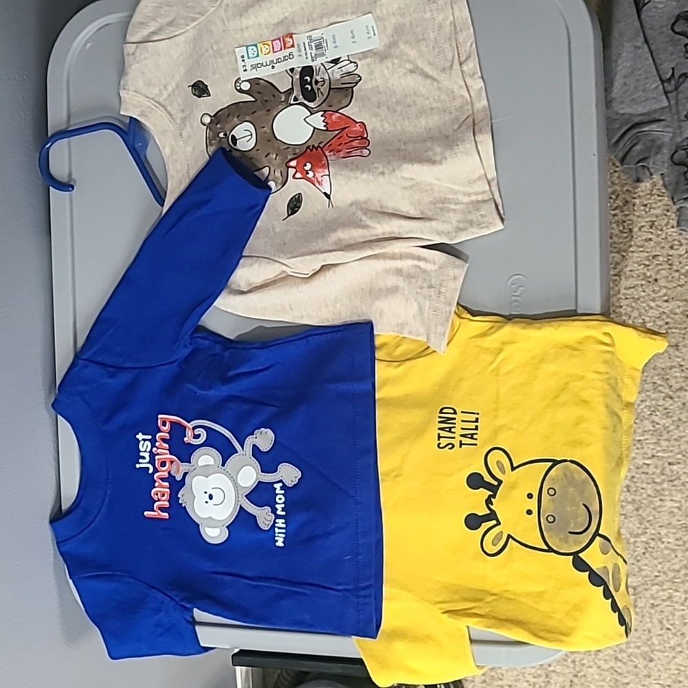 3-6m long sleeve shirt bundle